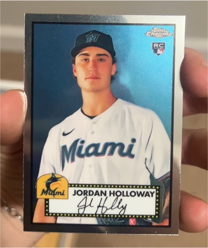 2021 Topps Chrome Platinum Anniversary #110 Jordan Holloway — front