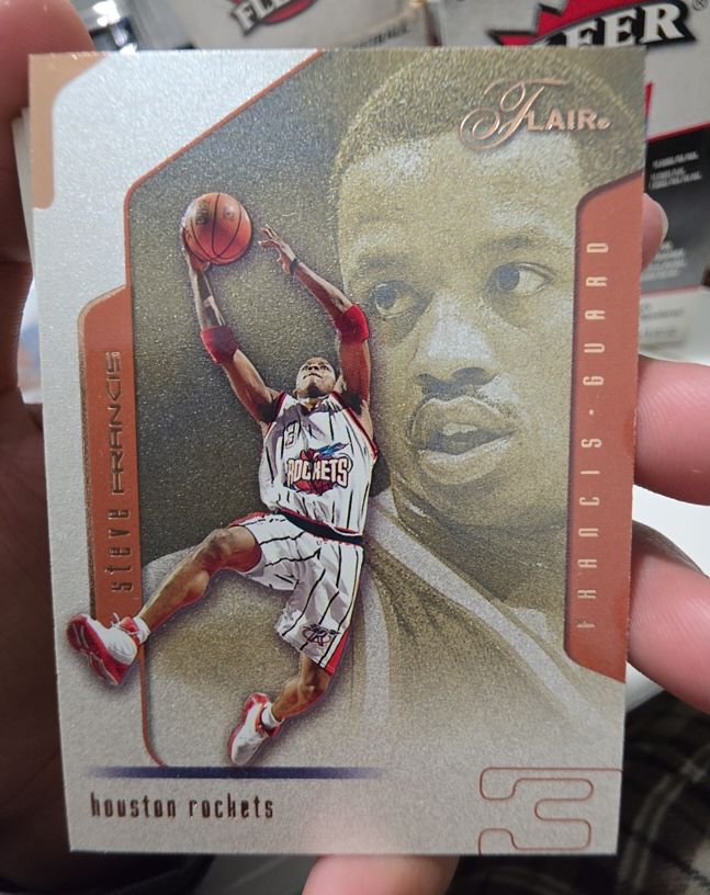 2001-02 Flair #14 Steve Francis — front