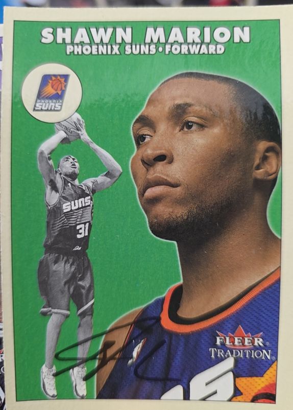 2000-01 Fleer Tradition #78 Shawn Marion — front