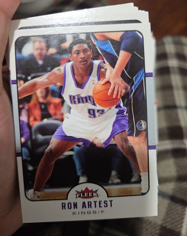 2006-07 Fleer #165 Ron Artest — front