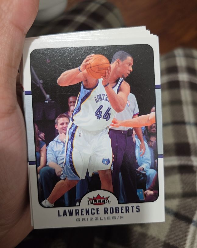 2006-07 Fleer #95 Lawrence Roberts — front