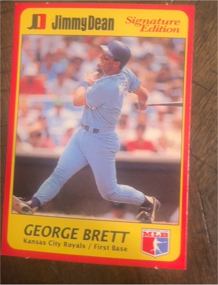 1991 Jimmy Dean Signature Edition #12 George Brett — front