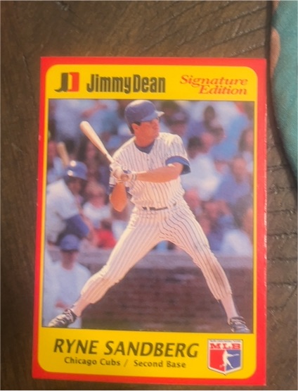 1991 Jimmy Dean Signature Edition #6 Ryne Sandberg — front