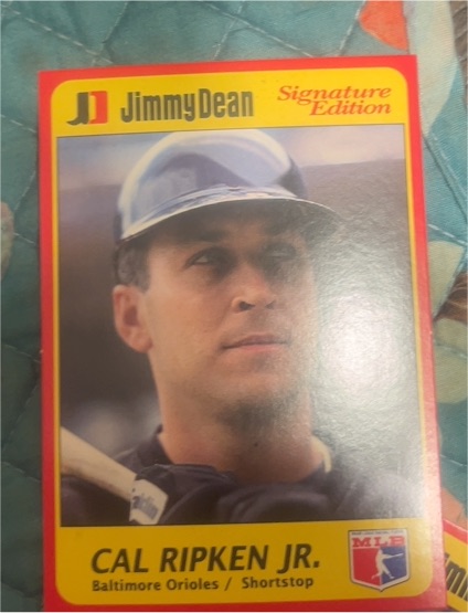 1991 Jimmy Dean #15 Cal Ripken Jr. — front