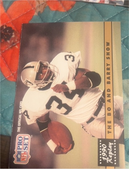 1991 Pro Set #335 The Bo and Barry Show — front
