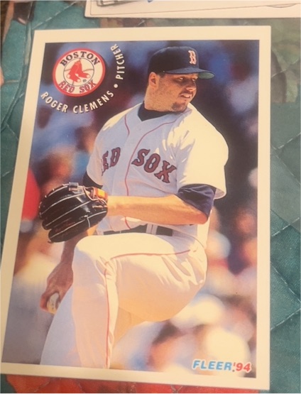 1994 Fleer Sunoco #7 Roger Clemens — front