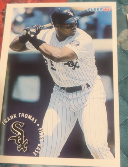 1994 Fleer Sunoco #23 Frank Thomas — front