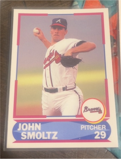 1990 Score Young Superstars #36 John Smoltz — front