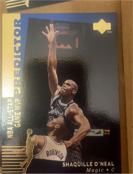 1994-95 Upper Deck #H3 Shaquille O'Neal Predictor — front