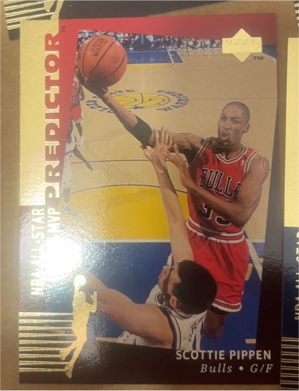 1994-95 Upper Deck Hobby Redemption Predictor Scottie Pippen #H4 — front