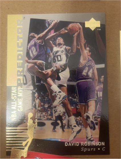 1994-95 Upper Deck Hobby Redemption Predictor #H5 David Robinson — front