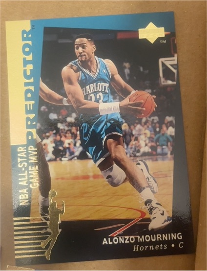 1994-95 Upper Deck #H7 Alonzo Mourning — front