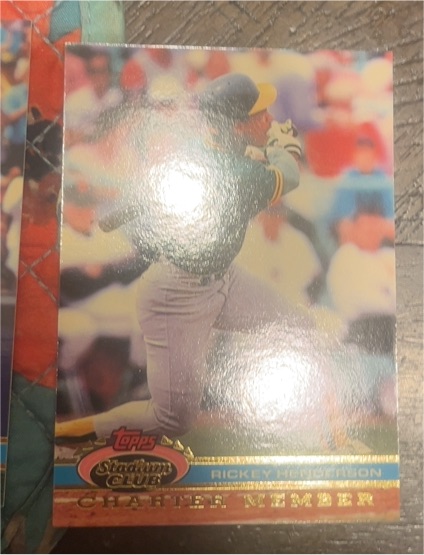 1992 Topps Stadium Club #618 Rickey Henderson — front