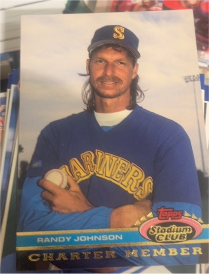 1991 Topps Stadium Club Charter Member #NNO Randy Johnson — front