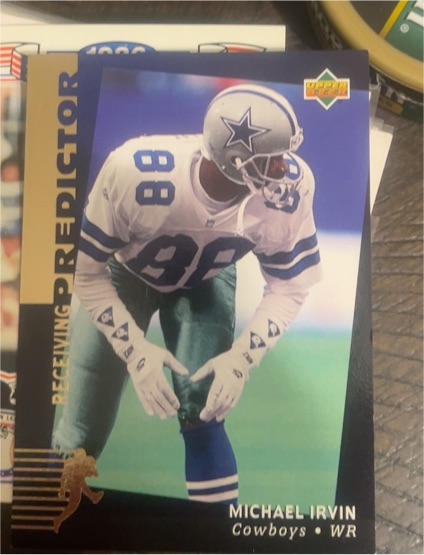 1994 Upper Deck Predictor #R24 Michael Irvin — front