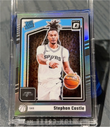 2024-25 Panini Donruss Optic #254 Stephon Castle — front