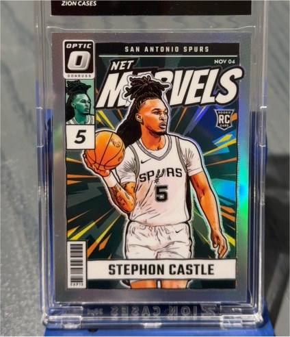 2024-25 Panini Donruss Optic #12 Stephon Castle Net Marvels — front