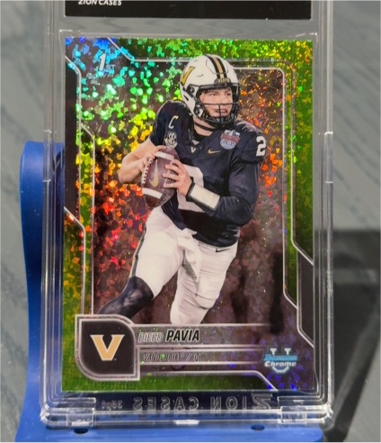 2025 Bowman University Chrome #190 Diego Pavia — front