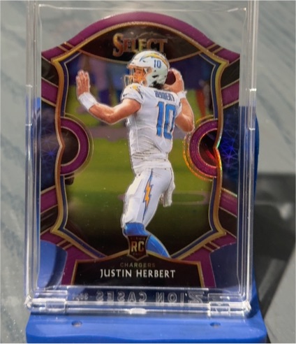 2020 Panini Select #44 Justin Herbert — front