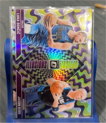 2024-25 Panini Donruss Optic #1 Luka Doncic/Jason Kidd Optical Illusions — front