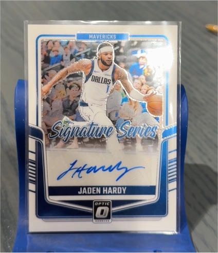 2024-25 Panini Donruss Optic Signature Series #SS-HRD Jaden Hardy — front