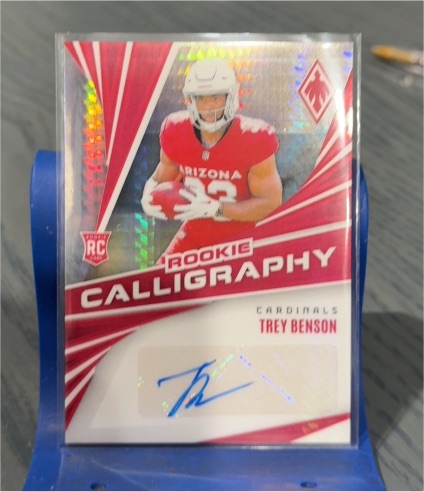 2024 Panini Phoenix Rookie Calligraphy #RC Trey Benson — front