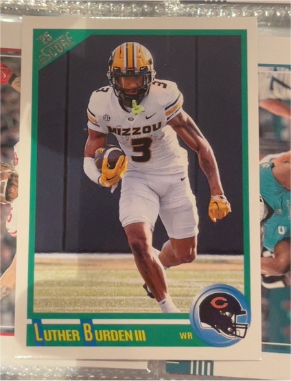 2025 Panini Score #6 Luther Burden III Anniversary Rookie — front