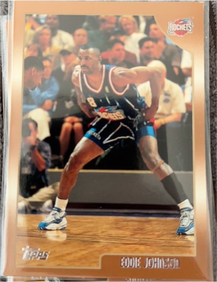 1998-99 Topps #36 Eddie Johnson — front