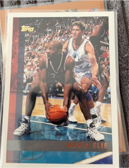 1993-94 Topps Mario Elie — front