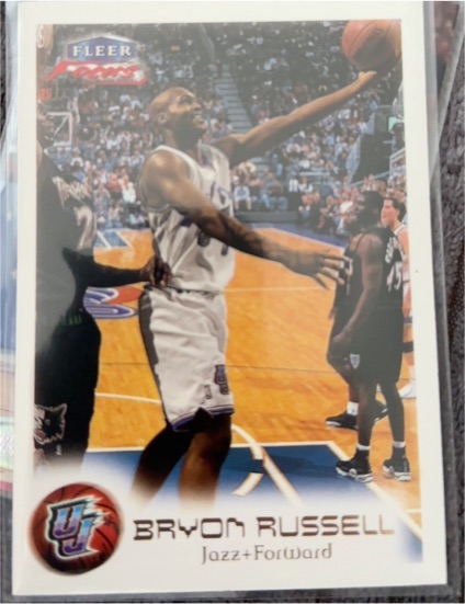 1999-00 Fleer Focus #36 Bryon Russell — front
