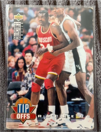 1994-95 Collector's Choice Tip Offs #175 Hakeem Olajuwon — front