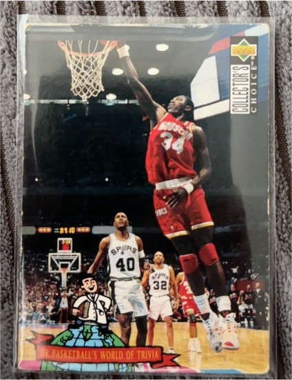 1994-95 Upper Deck Collector's Choice #399 Hakeem Olajuwon — front