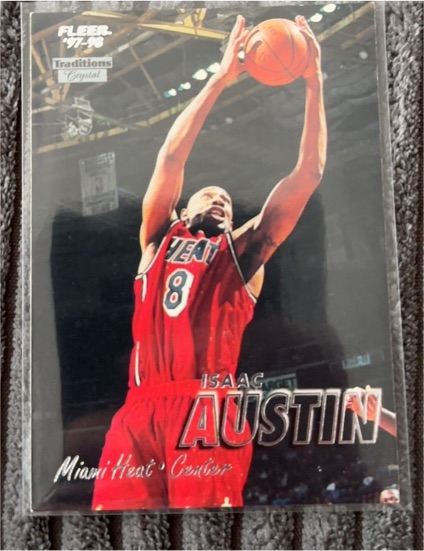 1997-98 Fleer Traditions Crystal #26 Isaac Austin — front