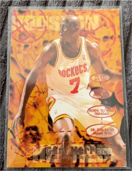 1995-96 Fleer #68 Carl Herrera — front
