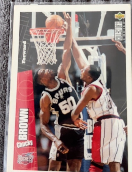 1996-97 Upper Deck Collector's Choice #62 Chucky Brown — front