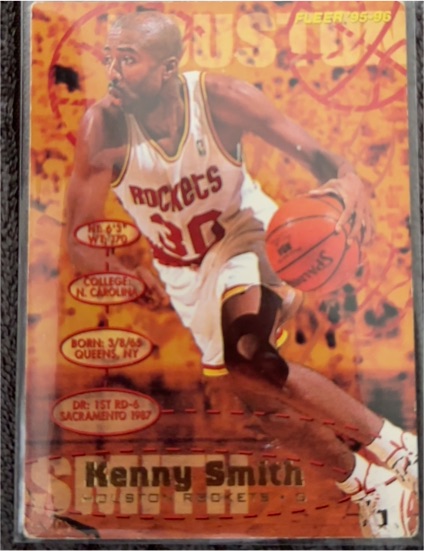 1995-96 Fleer #72 Kenny Smith — front