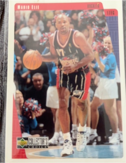 1997-98 Collector's Choice #50 Mario Elie Houston Rockets — front
