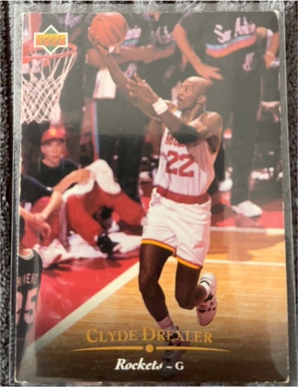 1995-96 Upper Deck #56 Clyde Drexler — front