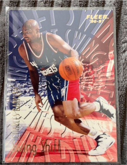 1996-97 Fleer #2 Charles Barkley Swing Shift — front
