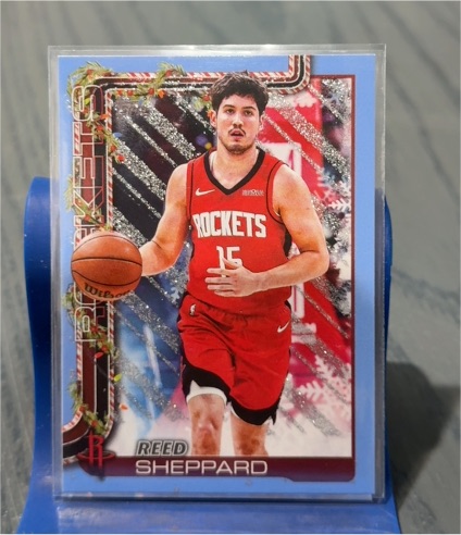 2025-26 Topps Holiday #H143 Reed Sheppard — front