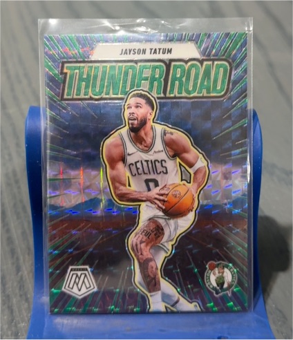 2024-25 Panini Mosaic #6 Jayson Tatum Thunder Road — front