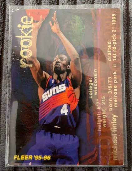 1995-96 Fleer #291 Michael Finley — front