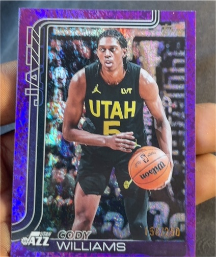 2025-26 Topps Basketball #130 Cody Williams — front