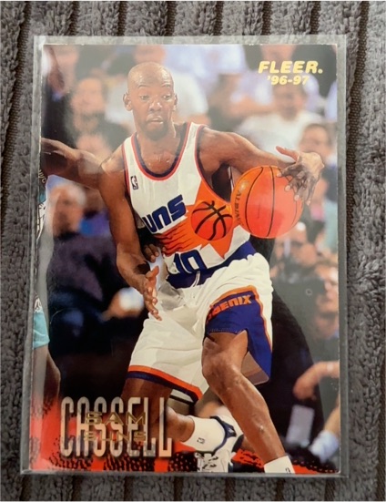 1996-97 Fleer #236 Sam Cassell — front
