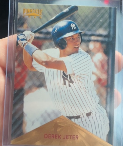 1996 Pinnacle #171 Derek Jeter — front