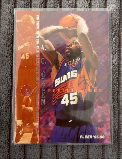 1995-96 Fleer #143 A.C. Green Phoenix Suns — front