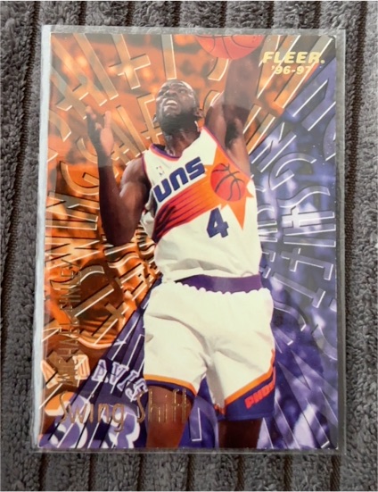 1996-97 Fleer #3 Michael Finley Swing Shift — front