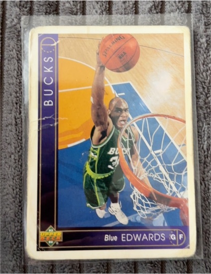 1993-94 Upper Deck #61 Blue Edwards — front