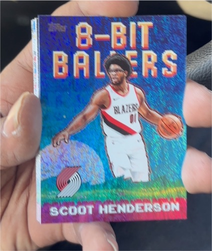 2025-26 Topps 8-Bit Ballers #8B-14 Scoot Henderson — front