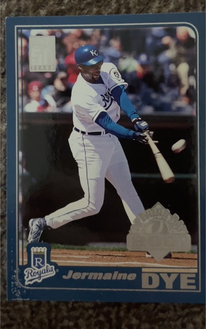 2001 Topps #10 Jermaine Dye — front
